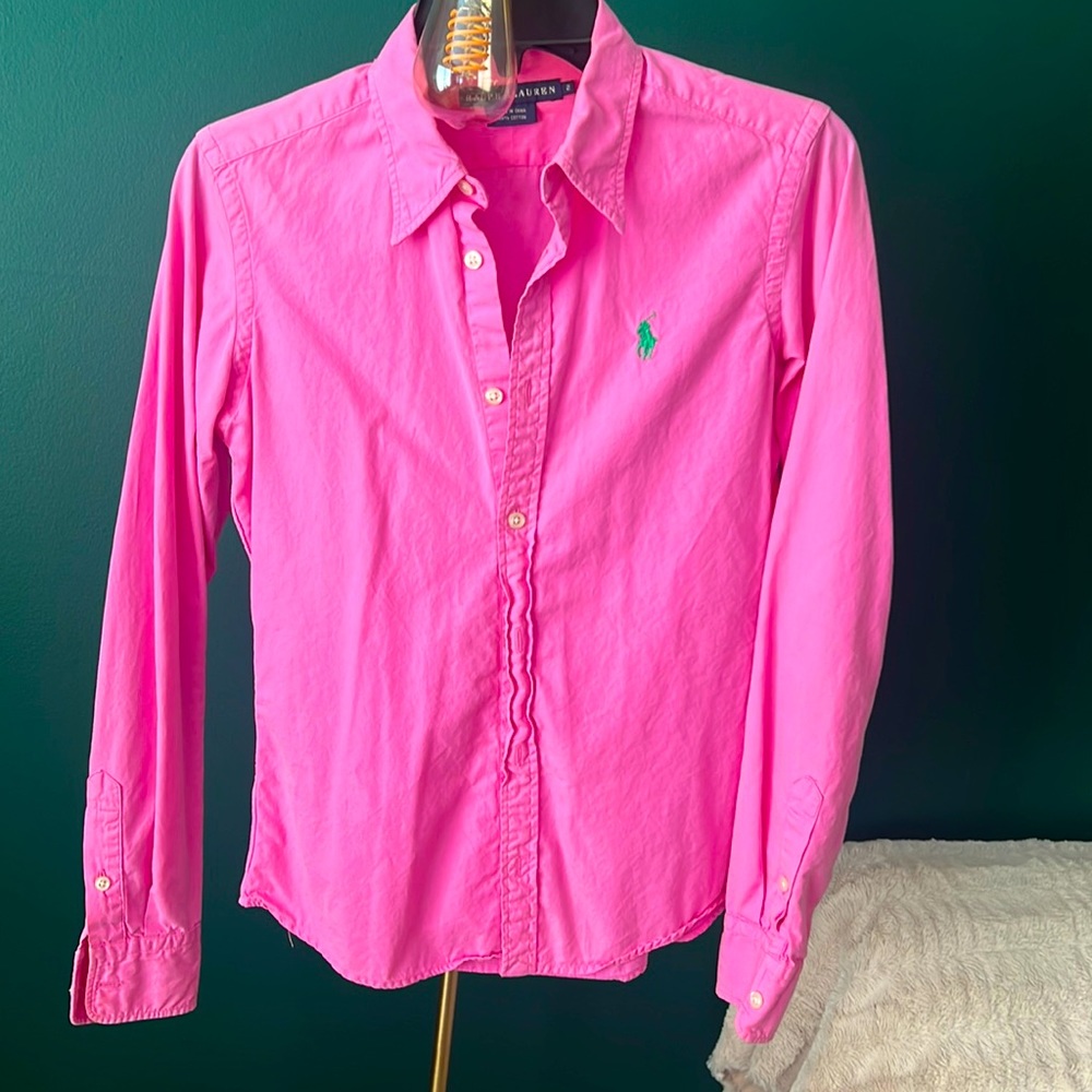 Womens Ralph Lauren button-down shirt